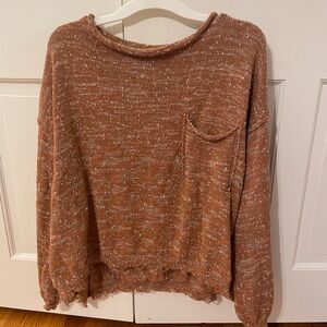 Raw Hem Sweater